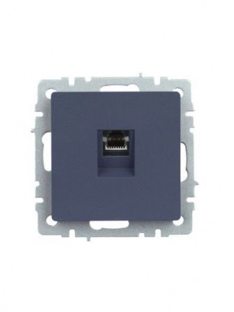 BRITE Розетка компьютерная RJ45 кат.5E РК10-БрМ маренго IEK