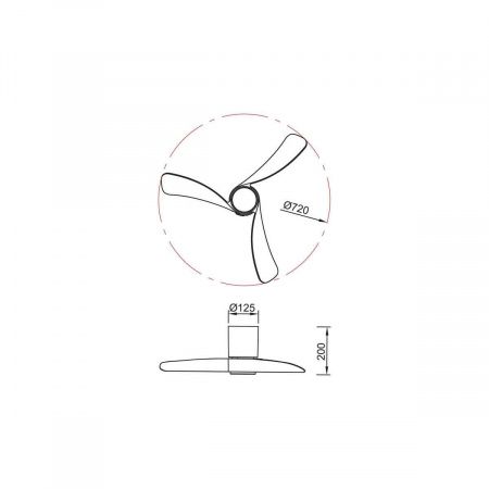 Люстра-вентилятор Mantra NEMO XS 9053