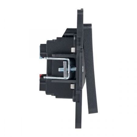 Стокгольм Механизм Выключателя 2-кл. проходного 10А автоматические клеммы черный EKF PROxima