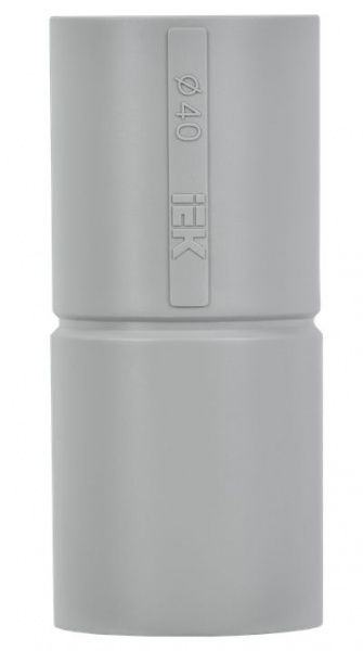 ELASTA Муфта труба-труба GI40G серая IEK