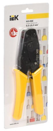 Клещи обжимные КО-06Е 6,0-16мм2 для Е-типа IEK